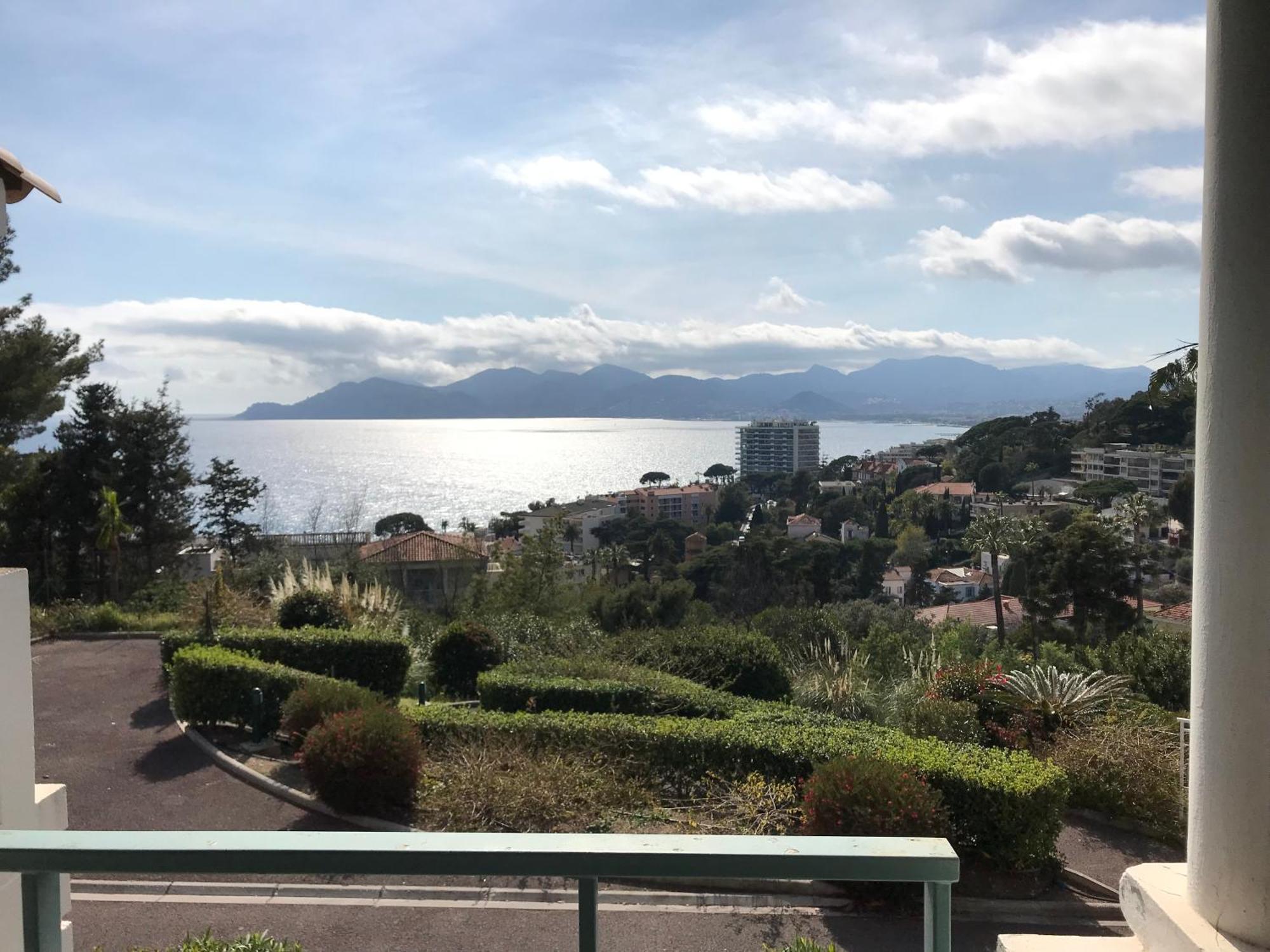Appt Vue Mer Exceptionnelle Sur Baie De Cannes Exterior photo